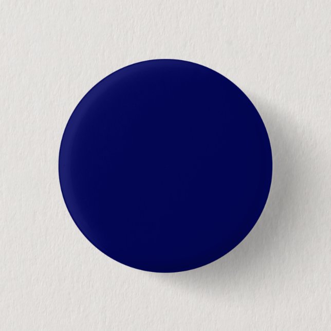 Dunkle Navy Solid Color Button (Vorderseite)