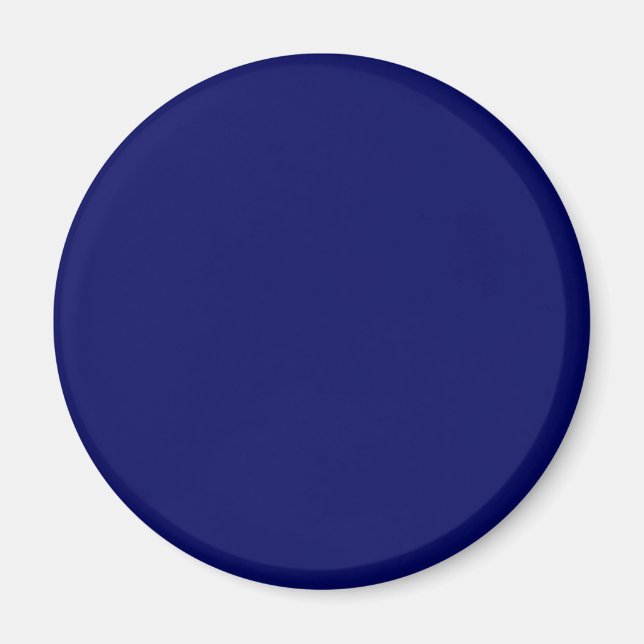 Dunkle Navy Solid Color Magnet (Vorne)