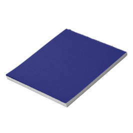 Dunkle Navy Solid Color Notizblock