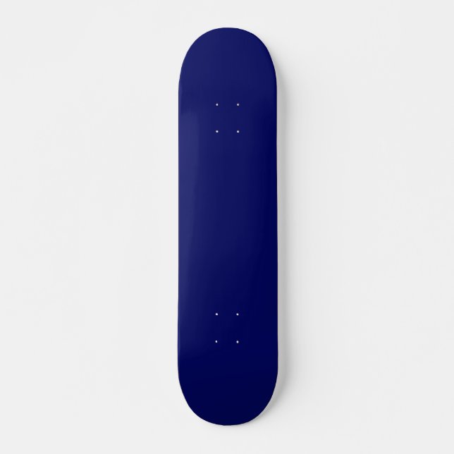 Dunkle Navy Solid Color Skateboard (Vorne)