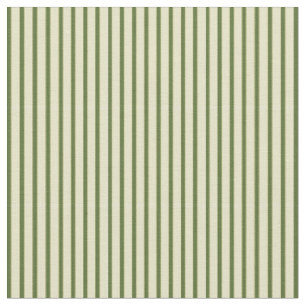 Dunkle Olive Green & Bale Goldenrod Streifen Muste Stoff