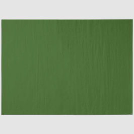 Dunkle Olive Green Solid Color Seidenpapier