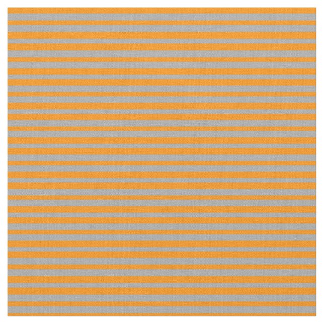 Dunkle Orange- und dunkelgraue Streifen-Muster Stoff (Nahaufnahme)