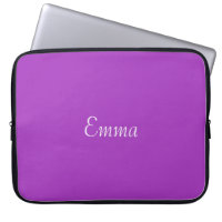 Dunkle Orchideen-personalisierte Laptop-Hülse