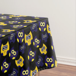 Dunkle Owl Tischdecke