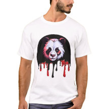 Dunkle Panda mit Tropfblut