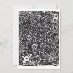 Dunkle Passage von Brian Benson Flachkarte