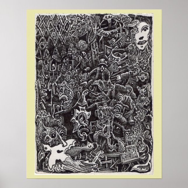 Dunkle Passage von Brian Benson Poster (Vorne)