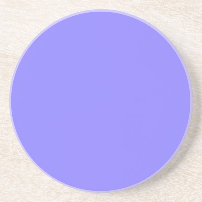 Dunkle Periwinkle Farbe Hintergrund Lila Violett Getränkeuntersetzer (Vorne)