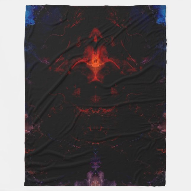 Dunkle Präsenz Fleecedecke (Vorderseite)
