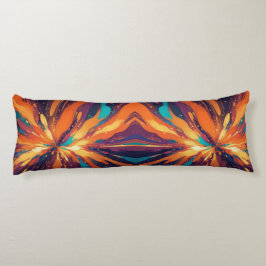 Dunkle Psychedelic Design Seitenschläferkissen