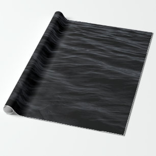 Dunkle Rippel (Schwarzes Wasser bei Nacht) Geschenkpapier