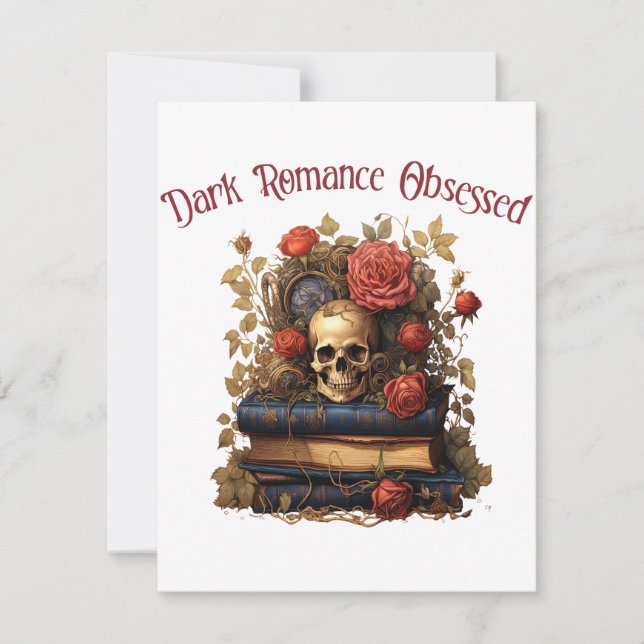 Dunkle Romance besessen Mitteilungskarte (Vorderseite)