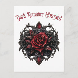 Dunkle Romance besessen Postkarte