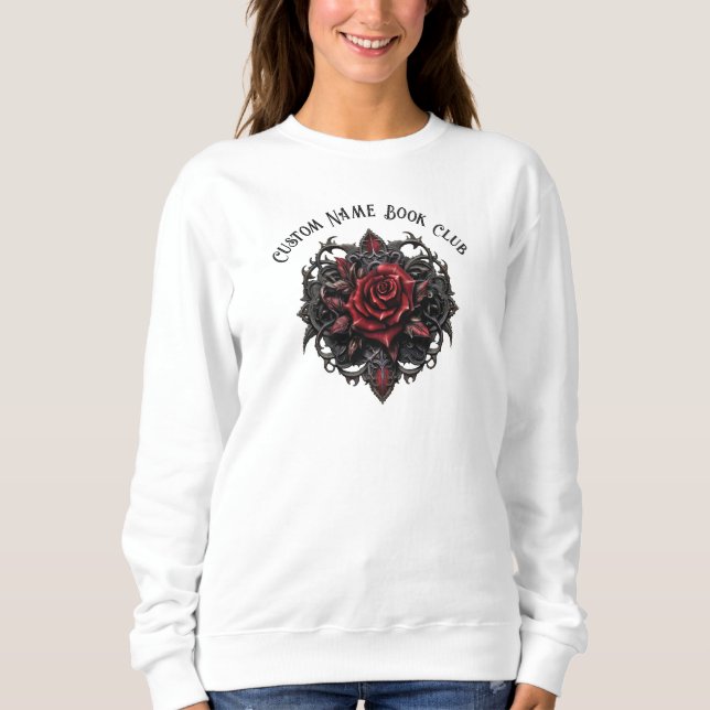Dunkle Romantik, individueller Buchclub Sweatshirt (Vorderseite)