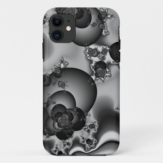 Dunkle Rose Fractal Case-Mate iPhone Hülle (Rückseite)