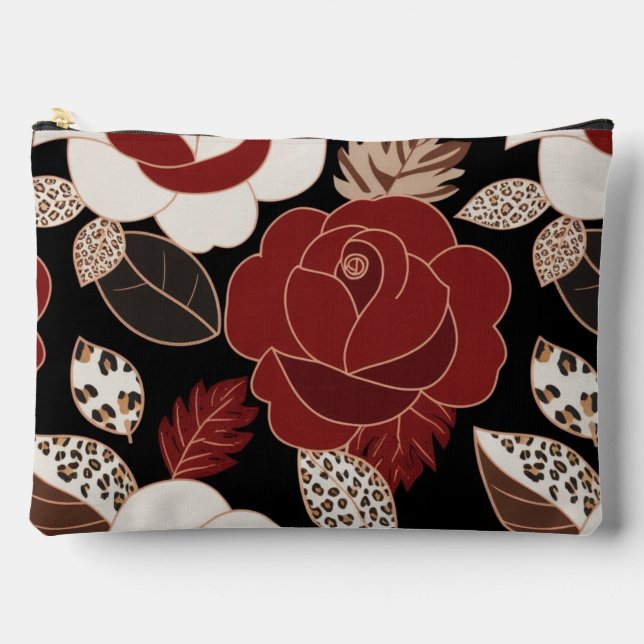 Dunkle Rose Zubehörtasche (Vorderseite)