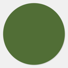 Dunkle Sage, Dingley, Flachsmoke, Runder Aufkleber