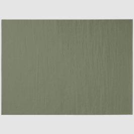 Dunkle Sage Grün Elegant neutrale Solid Schlichte  Seidenpapier