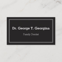 Dunkle, saubere, Berufliche Visitenkarte Terminkarte