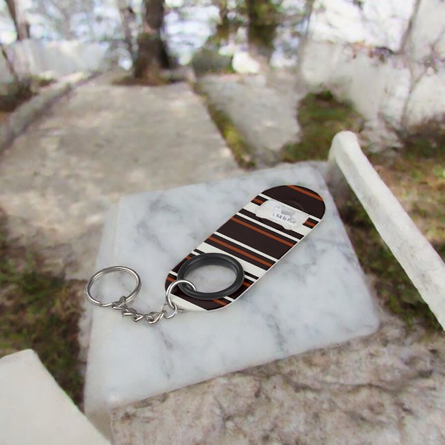 Dunkle Schokolade, braune Streifen Mini Flaschenöffner (Bottle Openers)