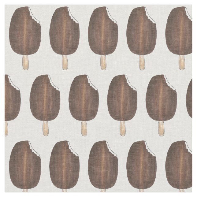 Dunkle Schokolade Eiscreme Popsicle Junk Food Stoff (Nahaufnahme)