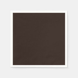 Dunkle Schokolade, Solid Brown, Dunkelbraun Serviette