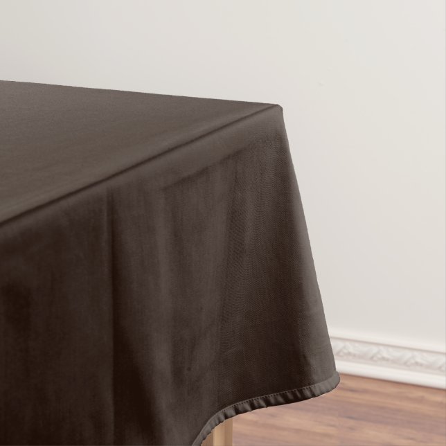 Dunkle Schokolade, Solid Brown, Dunkelbraun Tischdecke (Beispiel)