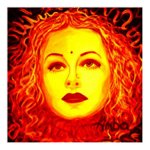 Dunkle Schönheit 20x20" Poster