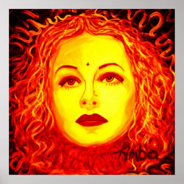 Dunkle Schönheit 20x20" Poster