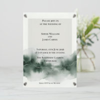 Dunkle schottische Highland-Hochzeit im Wald