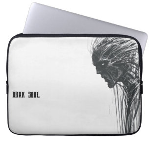 Dunkle Seele Dunkles Wesen Skizze Laptopschutzhülle