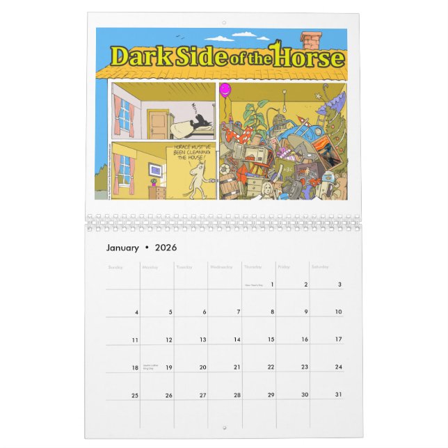Dunkle Seite 2013 des Pferdewandkalenders Kalender (Jan 2026)