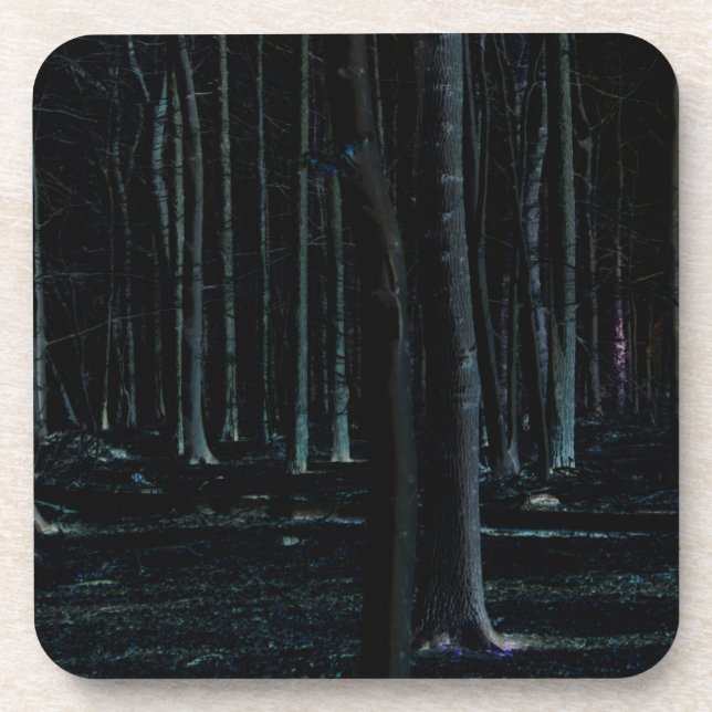 Dunkle Seite 6 Küste Getränkeuntersetzer (Vorderseite)