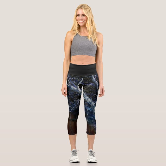 Dunkle Seite 7 lecapcna Capri Leggings (Vorderseite)