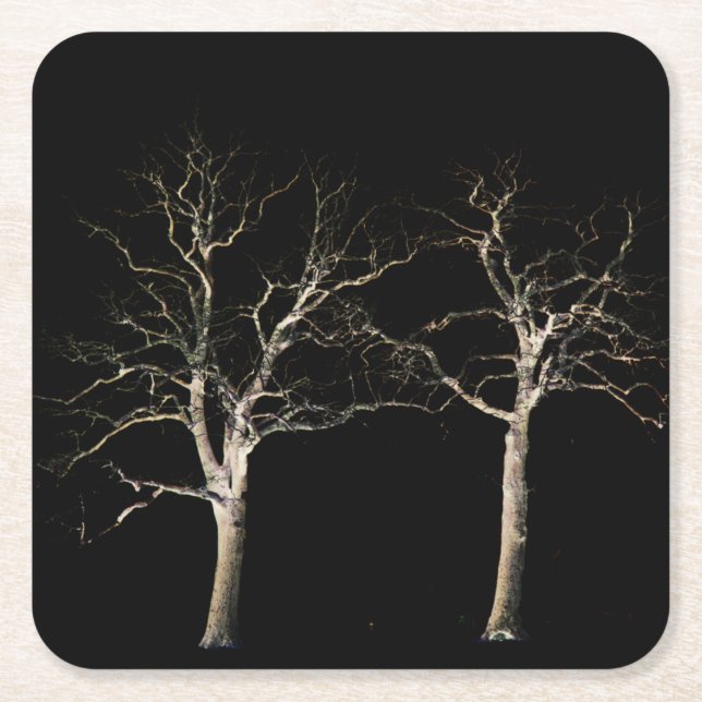 Dunkle Seite 9 Küste Rechteckiger Pappuntersetzer (Vorderseite)