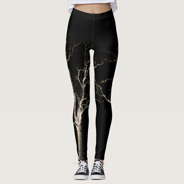 Dunkle Seite 9 lecna Leggings (Vorderseite)