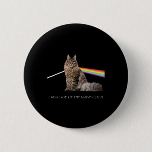 Dunkle Seite der Maine Coon Cat Lover Button