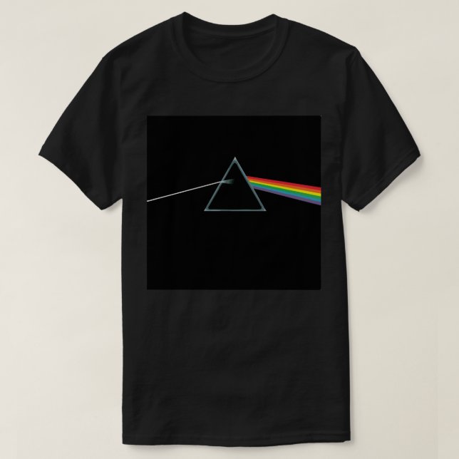Dunkle Seite des Mondalbums Cover Art Print T-Shirt (Design vorne)