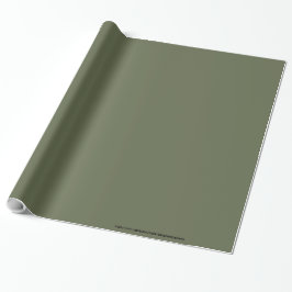 Dunkle Seite grün Elegant neutrale Solid Tiefe Far Geschenkpapier