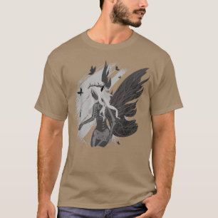 Dunkle Skeleton Fairy Fantasy T-Shirt
