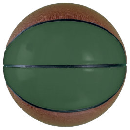 Dunkle Smaragdgrüne Solid-Farbe Basketball