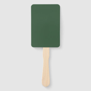 Dunkle Smaragdgrüne Solid-Farbe Fächer