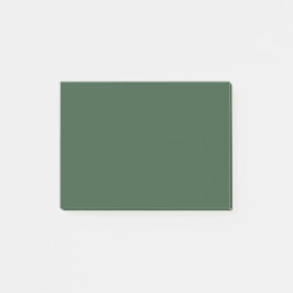 Dunkle Smaragdgrüne Solid-Farbe Post-it Klebezettel
