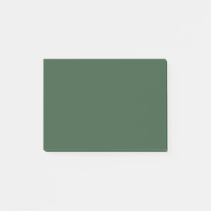 Dunkle Smaragdgrüne Solid-Farbe Post-it Klebezettel