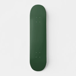 Dunkle Smaragdgrüne Solid-Farbe Skateboard