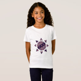 Dunkle Stadt Twilight Honeycomb und Diamond Sun T-Shirt