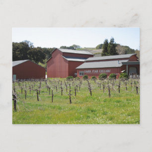Dunkle Star Kellerweinerei in Paso Robles, CA Postkarte