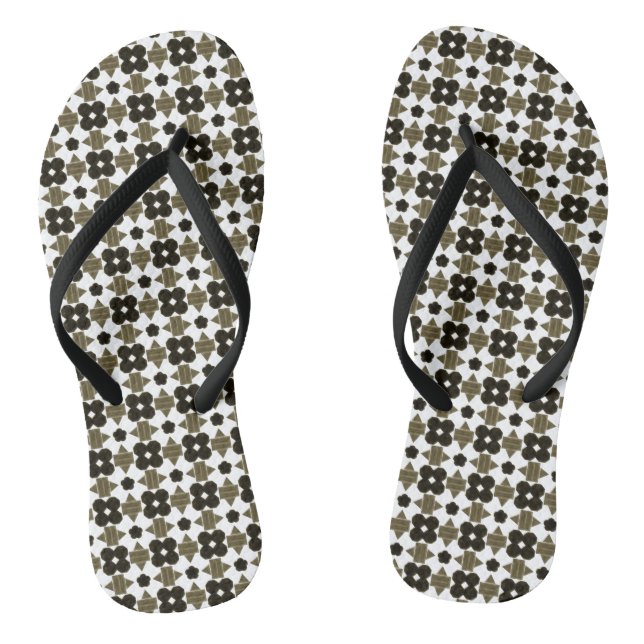 Dunkle Steine Extravagante Formen Akrylus Print Be Flip Flops (Fußbett)