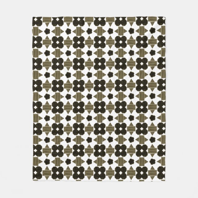 Dunkle Steine Extravagante Formen Fleecedecke (Vorderseite)